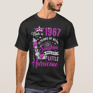 Made In 1967 55 Year Old Womens Sunshine 55th Birt T-Shirt
