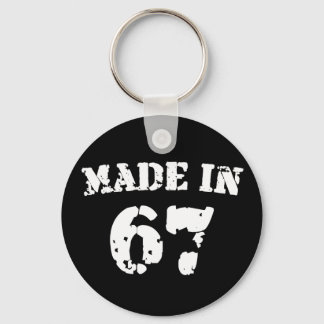 Made In 1967 Key Ring