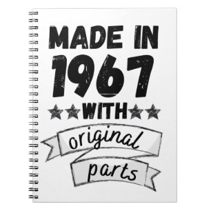 made in 1967 with original parts, notebook