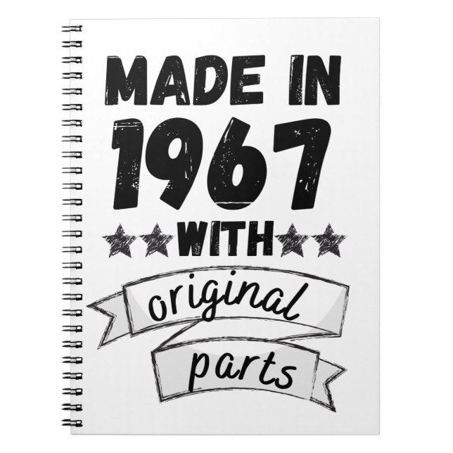made in 1967 with original parts, notebook (Front)