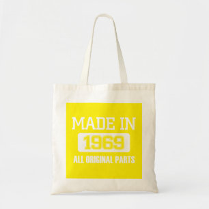Made In 1969 All Original Parts Tote Bag