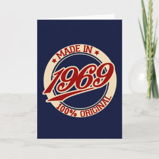 Made In 1969 Card