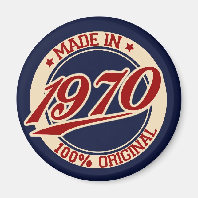 Made In 1970 Magnet (Front)
