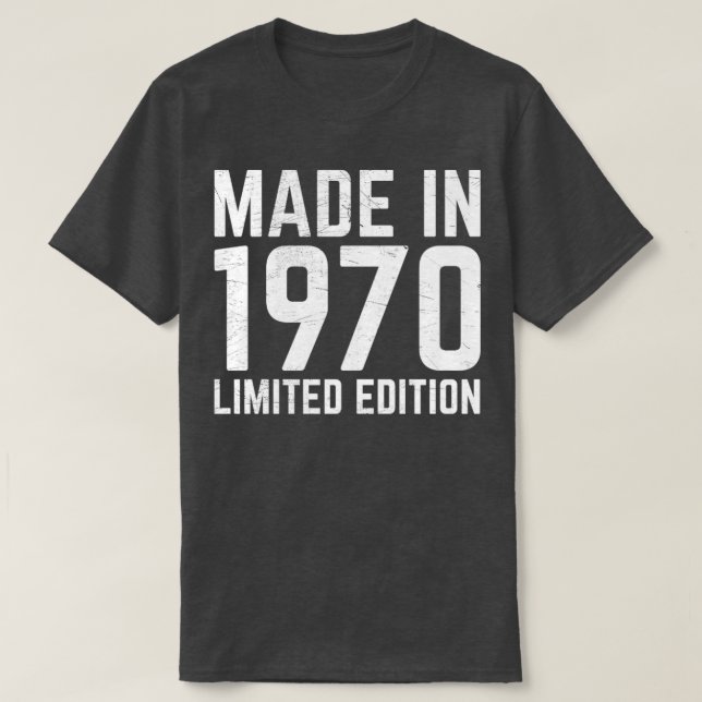 Made in 1970 T-Shirt (Design Front)