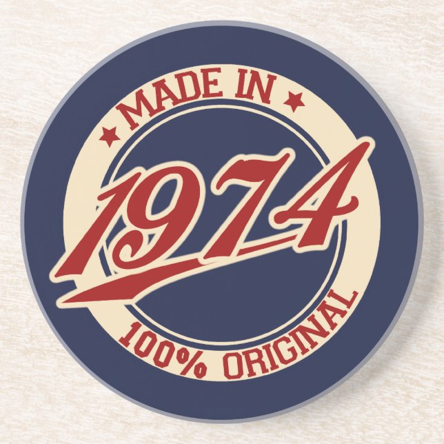 Made In 1974 Coaster (Front)