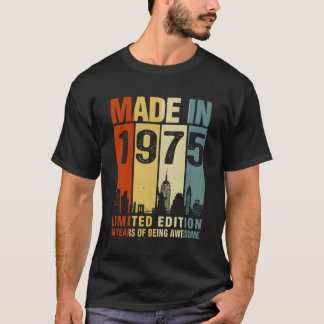 Made In 1975 48 Years Of Being Awesome T-Shirt