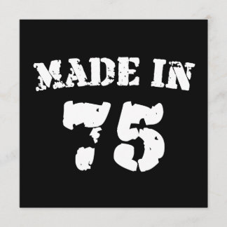Made In 1975 Card