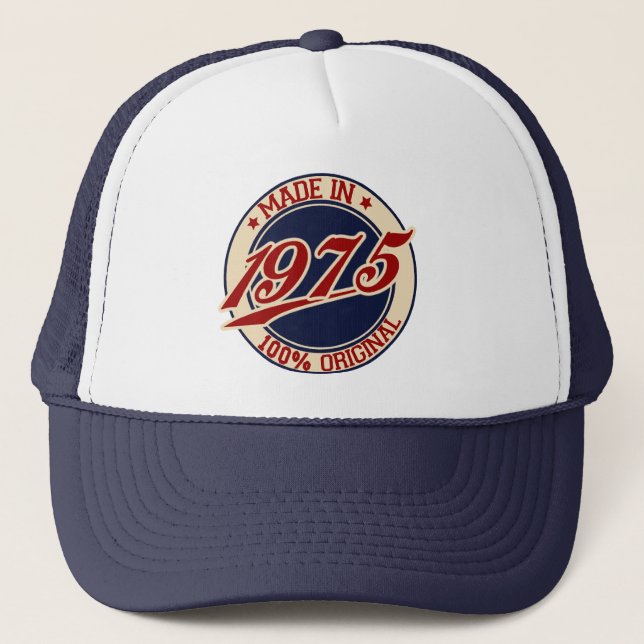 Made In 1975 Trucker Hat (Front)