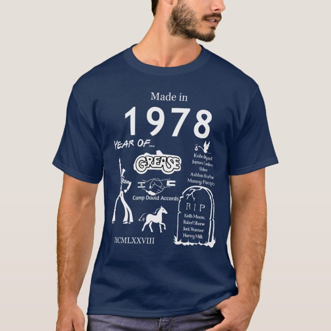 Made in 1978 TShirt (Front)
