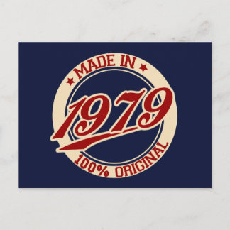 Made In 1979 Postcard