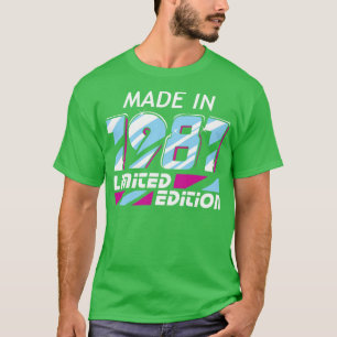 Made in 1981 All Original Parts 37 Birthday Gift T-Shirt