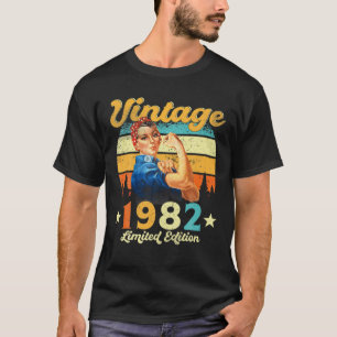 Made In 1982 40Th Birthday 40 Years Old Vintage 19 T-Shirt