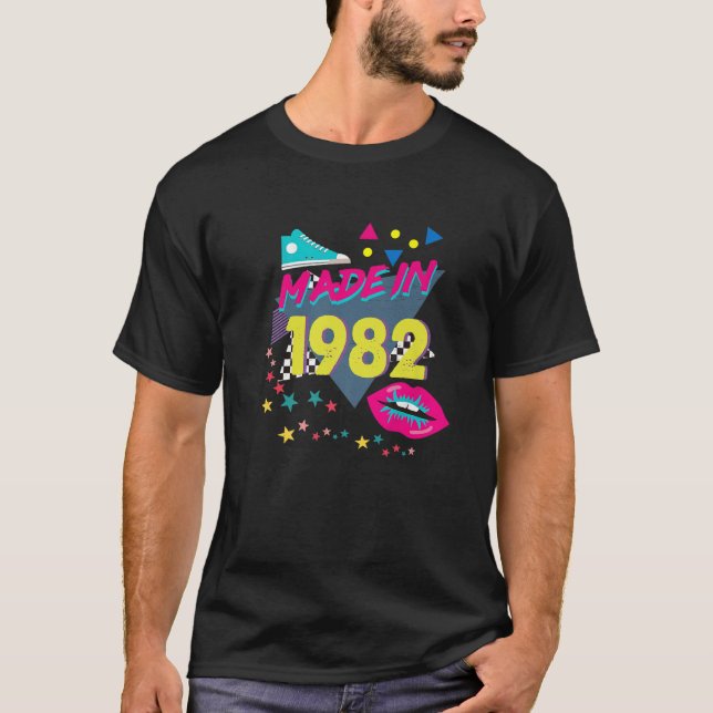 Made In 1982 40Th Birthday 80S 90S 1990S 1980S Nos T-Shirt (Front)