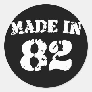 Made In 1982 Classic Round Sticker