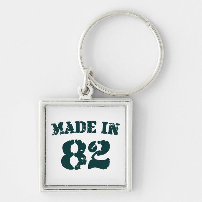Made In 1982 Key Ring (Front)