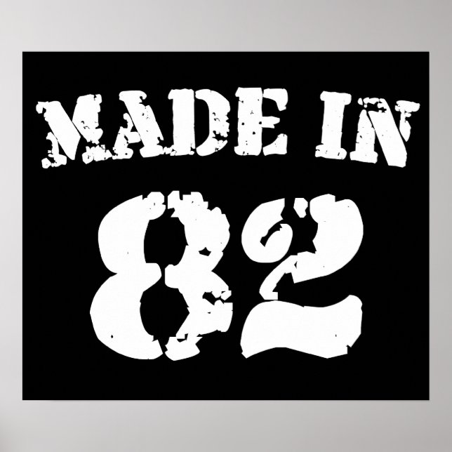Made In 1982 Poster (Front)