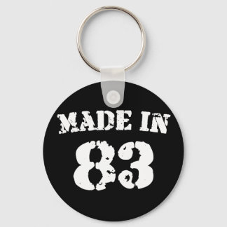 Made In 1983 Key Ring