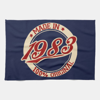 Made In 1983 Tea Towel