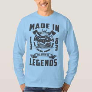 Made In 1983 The Birth Of Legends T-Shirt