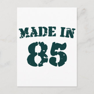 Made In 1985 Postcard