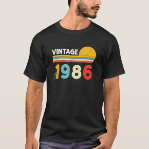 Made in 1986 Birthday 40 Years Old Gifts Present T-Shirt