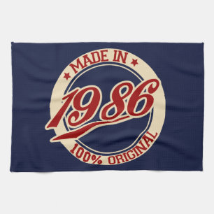 Made In 1986 Tea Towel