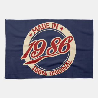 Made In 1986 Tea Towel