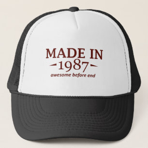 Made in 1987 trucker hat