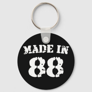 Made In 1988 Key Ring