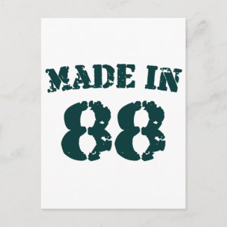 Made In 1988 Postcard