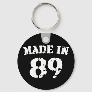 Made In 1989 Key Ring