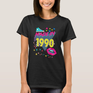 Made In 1990 32nd Birthday 80s 90s 1990s 1980s Nos T-Shirt