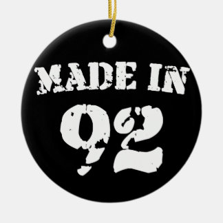 Made In 1992 Ceramic Tree Decoration