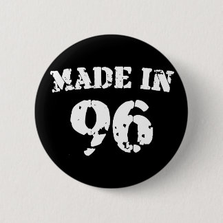 Made In 1996 6 Cm Round Badge