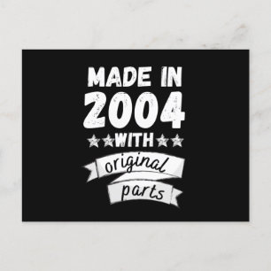 made in 2004 with original parts, postcard