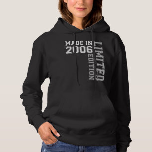 Made In 2006  16th Birthday  16 Year Old Hoodie