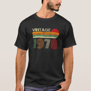 Made In 44 Year Old  Vintage 1978 44th Birthday T-Shirt