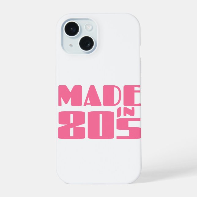Made in 80s iPhone 15 case (Back)