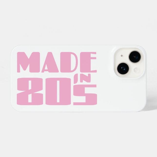 Made in 80s iPhone case (Back Horizontal)