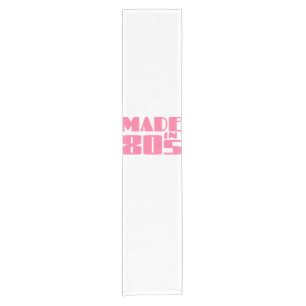 Made in 80s short table runner