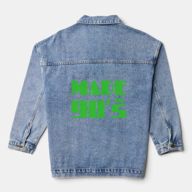 Made in 90's denim jacket (Back)