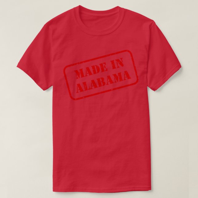 Made In Alabama TShirt 3 (Design Front)