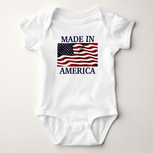 Made in America Baby Bodysuit