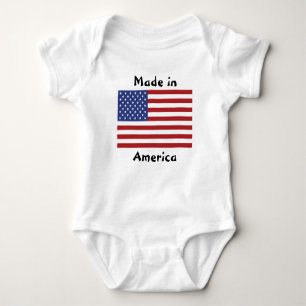 Made in America  Baby Bodysuit