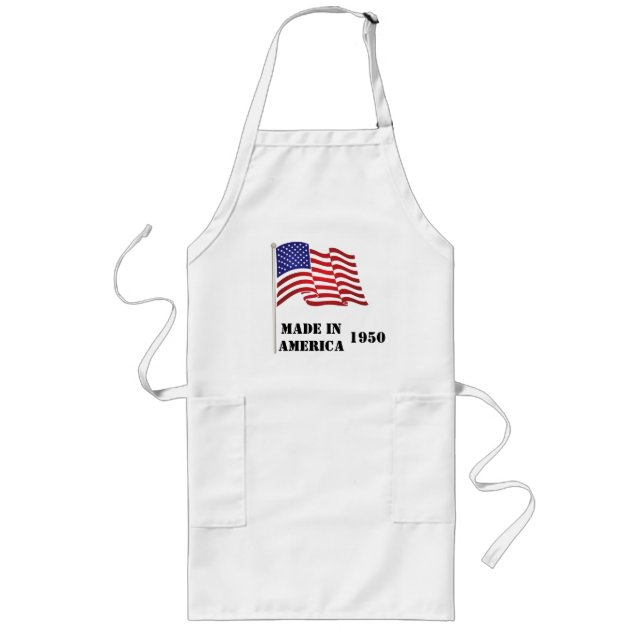 Made in America Birthday BBQ Apron (Front)
