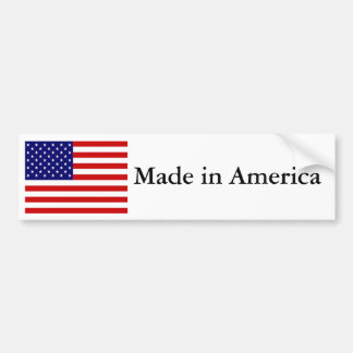 Made in America Bumper Sticker