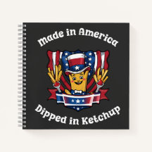 Made in America Dipped in Ketchup Funny Patriot