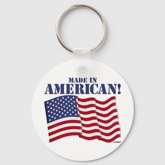 MADE IN AMERICA! KEY RING (Front)