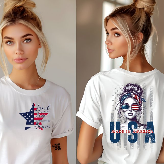 Made in America: Land of The Free T-Shirt (Creator Uploaded)