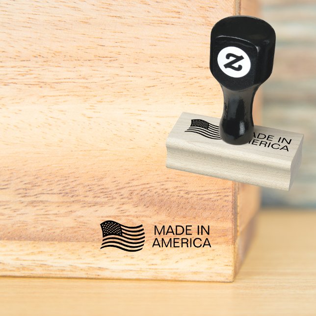 Made In America USA Flag  Rubber Stamp (Creator Uploaded)